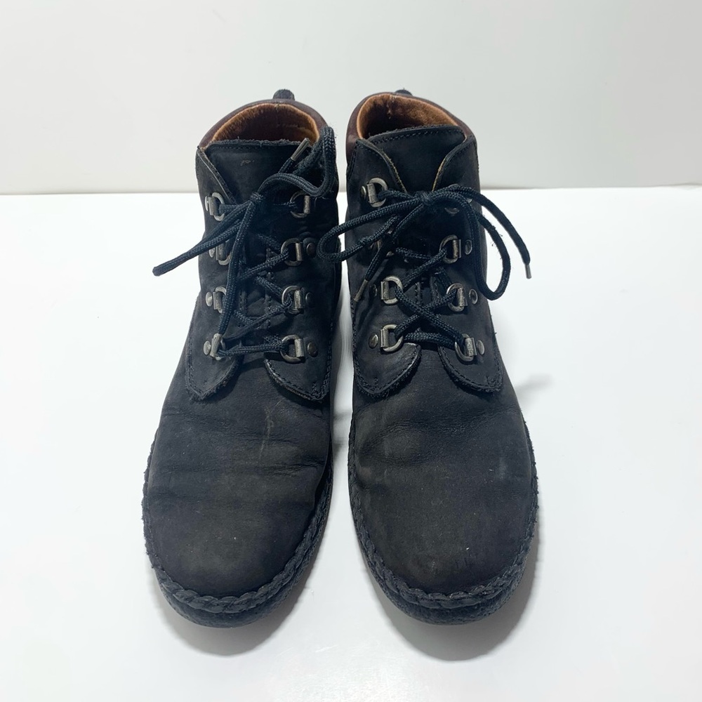 Men’s Josef Seibel Leather Shoes Size 41 or 7.5-8 Lace up Chukka